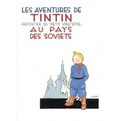 Poster Moulinsart Tintin - Couverture Album CV23 Au Pays des Soviets