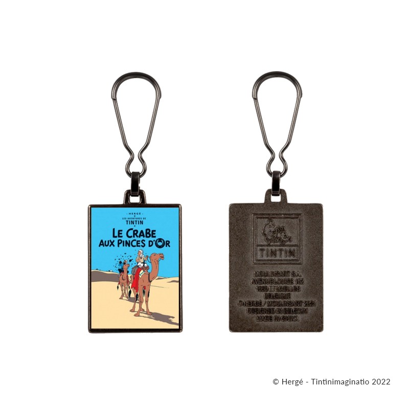 Moulinsart Tintin - Porte-clefs métal Crabe aux Pinces d'or