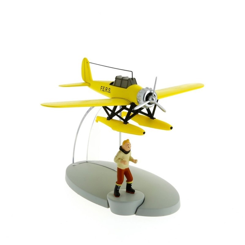 Avion Moulinsart Tintin - Fig 03 Hydravion F.E.R.S. + Tintin