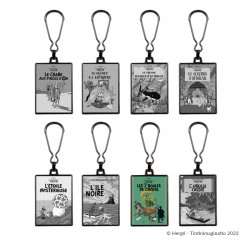 Moulinsart Tintin - Porte-clefs métal 7 boules de cristal