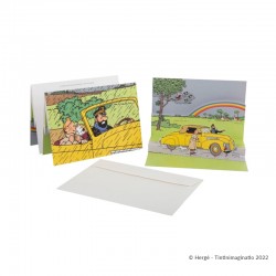 Papeterie Moulinsart Tintin - Carte pop-up "7 boules de cristal"