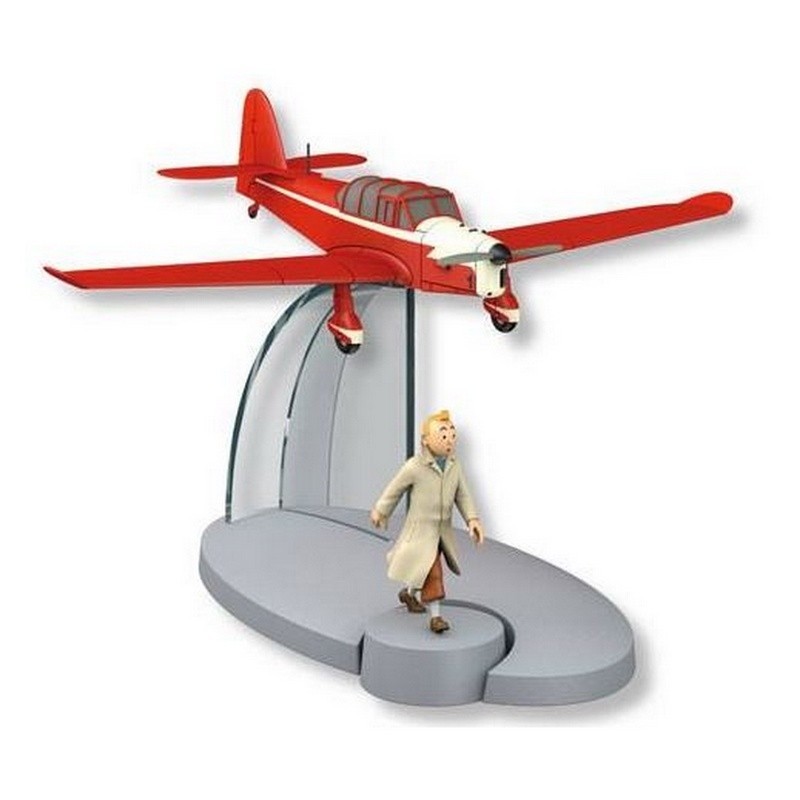 Avion Moulinsart Tintin - Fig 37 Avion des Faux monnayeurs + Tintin