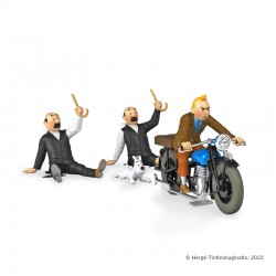 Véhicule Moulinsart Tintin - La moto de Tintin (Echelle 1/24)