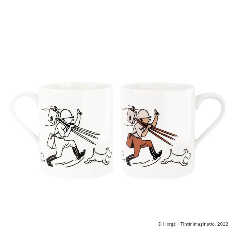 Moulinsart Tintin - Mug Tintin "Congo" colorisé Moulinsart Tintin - Mug Tintin "Congo" colorisé