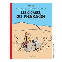 Livre Moulinsart Tintin - Album Les Cigares du Pharaon colorisé