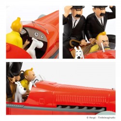 Le Bolide Rouge des Cigares du Pharaon Hergé En Voiture Tintin Moulinsart -  29002