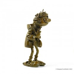Bronze d'art Franquin Gaston Lagaffe - Gaston Duffle Coat