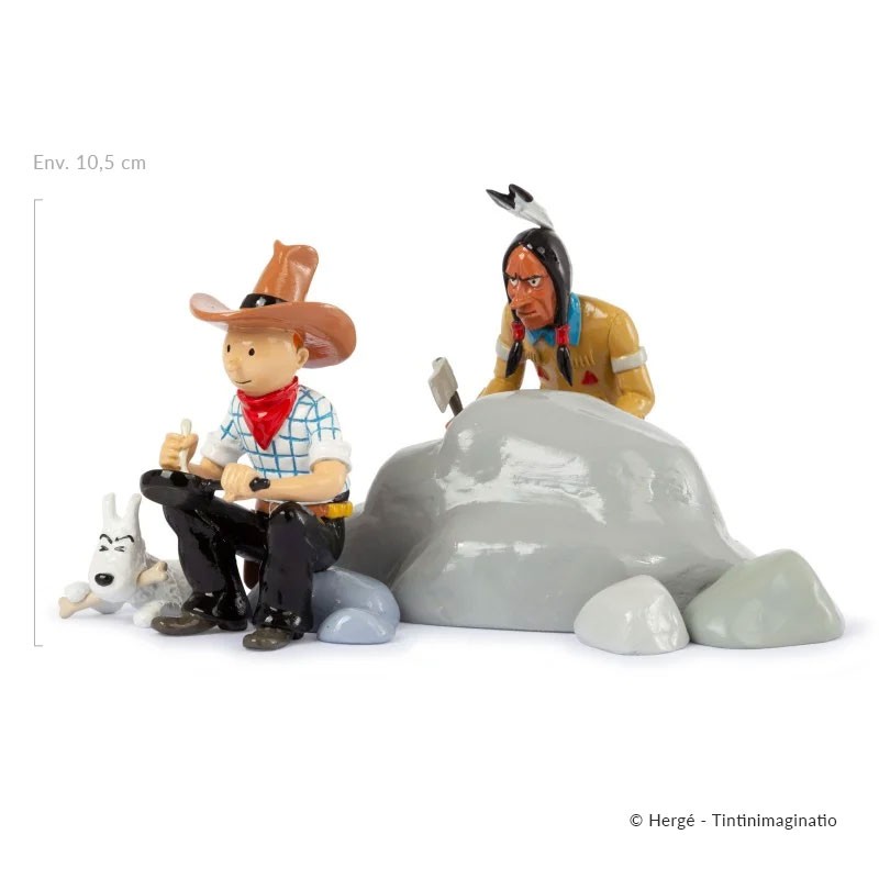 Pixi 4543 - Tintin - 1 - Tintin cow-boy et Milou à cheval