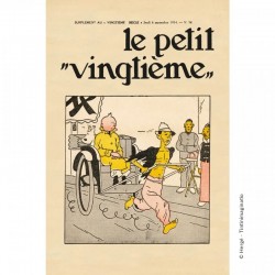 Poster Petit Vingtième n°36 - Le Lotus bleu