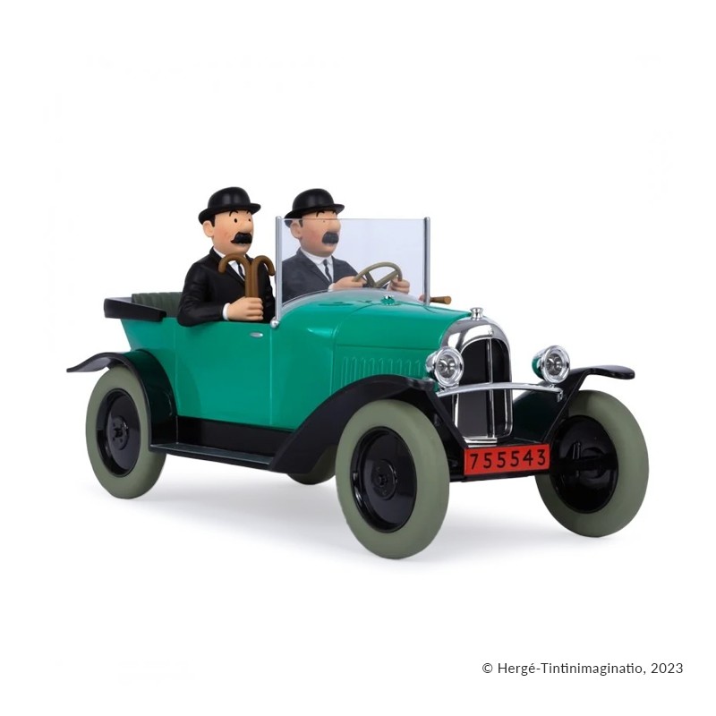 Véhicule Moulinsart Tintin - La Citroën 5CV des Dupondts (Echelle 1/12)