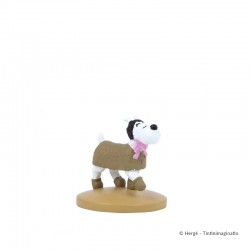 Figurine Moulinsart Tintin - Milou en manteau (12 cm)