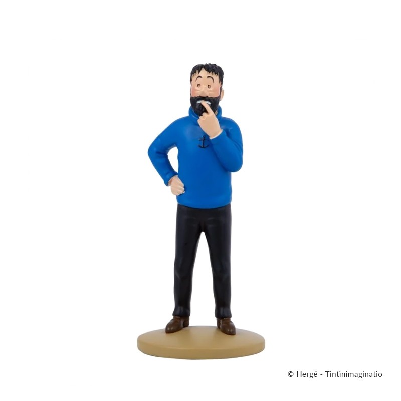 Figurine Moulinsart Tintin - Haddock dubitatif (12 cm)