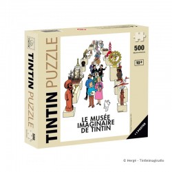 Puzzle Moulinsart Tintin - Tintin Musée Imaginaire (500 pièces)