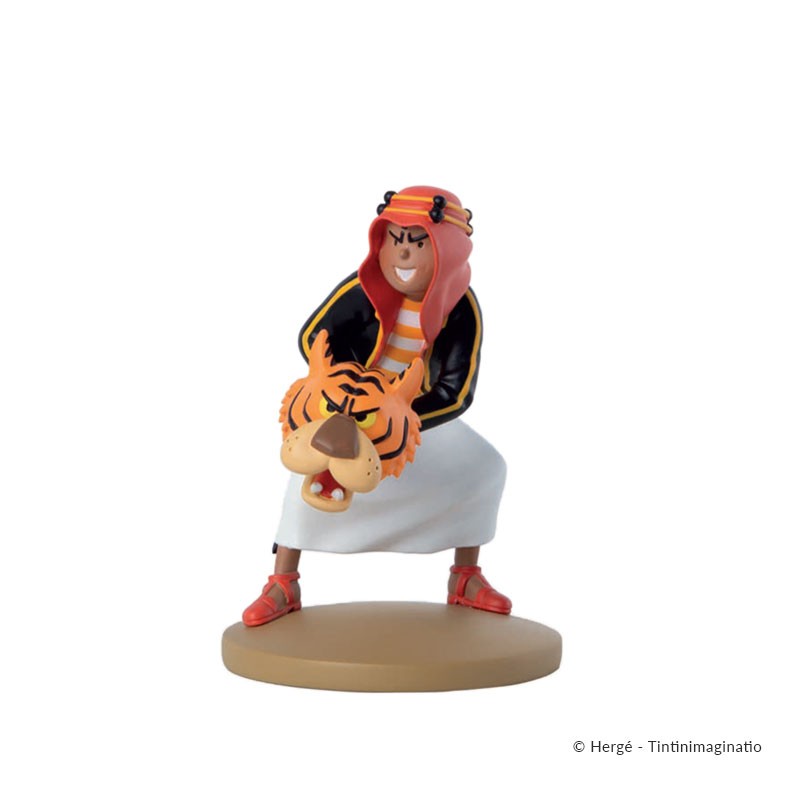 Figurine Moulinsart Tintin - Abdallah "tête de Tigre" (12 cm)
