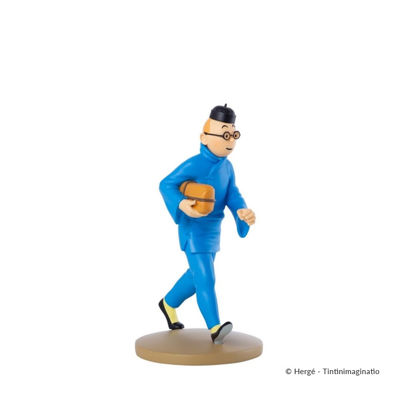Figurine Moulinsart Tintin - Tintin au paquet (12 cm)