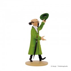 Figurine Moulinsart Tintin - Tournesol saluant au chapeau (12 cm)