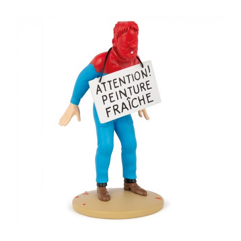 Figurine Moulinsart Tintin - Haddock peinture fraiche (12 cm) Figurine Moulinsart Tintin - Haddock peinture fraiche (12 cm)