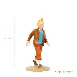 Figurine Moulinsart Tintin - Tintin en veste aviateur (12 cm)
