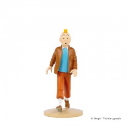 Figurine Moulinsart Tintin - Tintin en veste aviateur (12 cm)