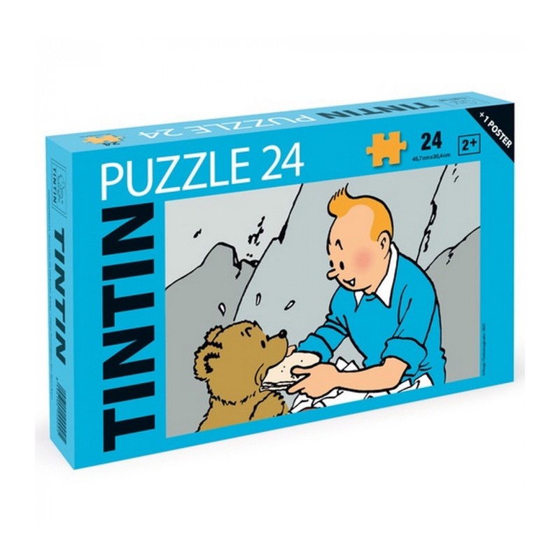 Puzzle Moulinsart Tintin - Tintin Ourson (24 pièces) Puzzle Moulinsart Tintin - Tintin Ourson (24 pièces)