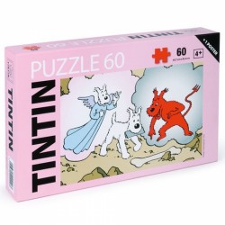 Puzzle Moulinsart Tintin - Milou Ange & Démon (60 pièces)