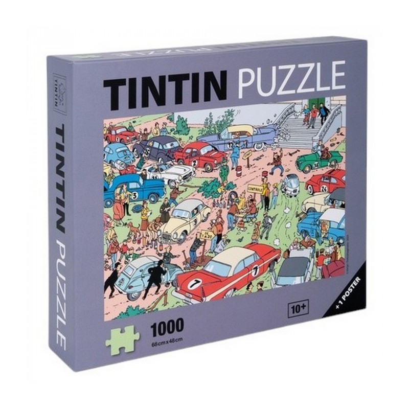 Puzzle Moulinsart Tintin - Rallye de Moulinsart (1000 pièces) Puzzle Moulinsart Tintin - Rallye de Moulinsart (1000 pièces)