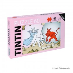 Puzzle Moulinsart Tintin - Milou Ange & Démon (60 pièces)