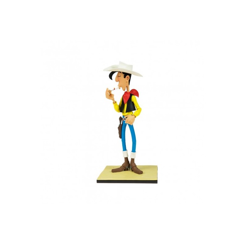 LMZ Morris Lucky Luke - Lucky Luke allumant sa cigarette LMZ Morris Lucky Luke - Lucky Luke allumant sa cigarette