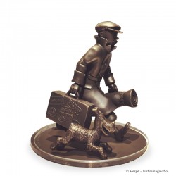 Moulinsart Tintin - Bronze Tintin et Milou "Ils arrivent"