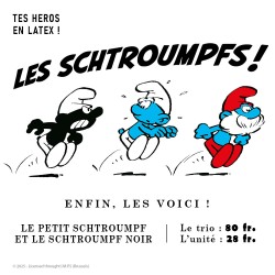 Leblon Delienne Peyo Ficat - Schtroumpf  Noir "Vintage" 65 ans