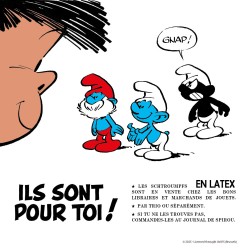 Leblon Delienne Peyo Ficat - Schtroumpf  Noir "Vintage" 65 ans