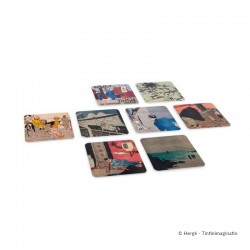 Moulinsart Tintin - Set de 8 sous-verres Tintin "Petit XX"