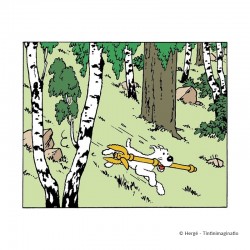 Figurine Moulinsart Tintin - Milou Sceptre Ottokar (12 cm)