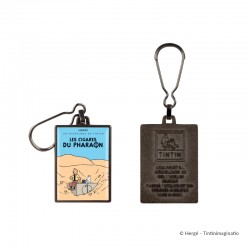 Moulinsart Tintin - Porte-clefs métal Cigares colorisé