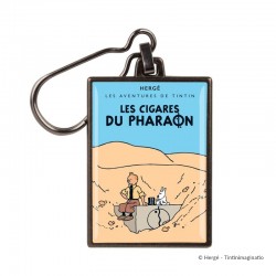 Moulinsart Tintin - Porte-clefs métal Cigares colorisé Moulinsart Tintin - Porte-clefs métal Cigares colorisé