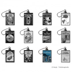Moulinsart Tintin - Porte-clefs métal Lotus Bleu colorisé Moulinsart Tintin - Porte-clefs métal Lotus Bleu colorisé