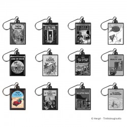 Moulinsart Tintin - Porte-clefs métal Or Noir Moulinsart Tintin - Porte-clefs métal Or Noir