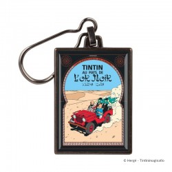 Moulinsart Tintin - Porte-clefs métal Or Noir Moulinsart Tintin - Porte-clefs métal Or Noir