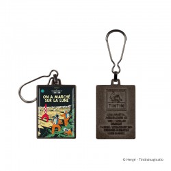 Moulinsart Tintin - Porte-clefs métal On a marché sur la Lune