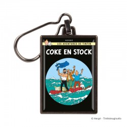 Moulinsart Tintin - Porte-clefs métal Coke en Stock Moulinsart Tintin - Porte-clefs métal Coke en Stock