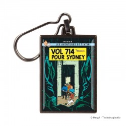 Moulinsart Tintin - Porte-clefs métal Vol 714 Sydney Moulinsart Tintin - Porte-clefs métal Vol 714 Sydney