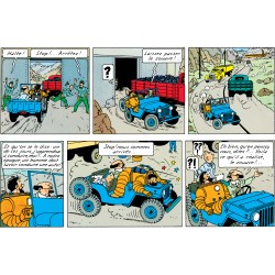Véhicule Moulinsart Tintin - Jeep Bleue Objectif Lune 1:8ème