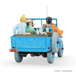 Véhicule Moulinsart Tintin - Jeep Bleue Objectif Lune 1:8ème
