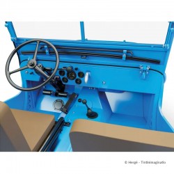 Véhicule Moulinsart Tintin - Jeep Bleue Objectif Lune 1:8ème