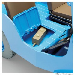 Véhicule Moulinsart Tintin - Jeep Bleue Objectif Lune 1:8ème