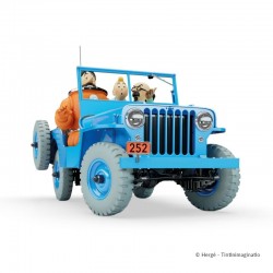Véhicule Moulinsart Tintin - Jeep Bleue Objectif Lune 1:8ème