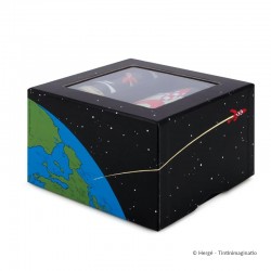 Moulinsart Tintin - Coffret café Bio + tasses (x2) Lune
