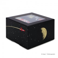 Moulinsart Tintin - Coffret café Bio + tasses (x2) Lune
