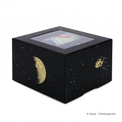 Moulinsart Tintin - Coffret café Bio + tasses (x2) Lune