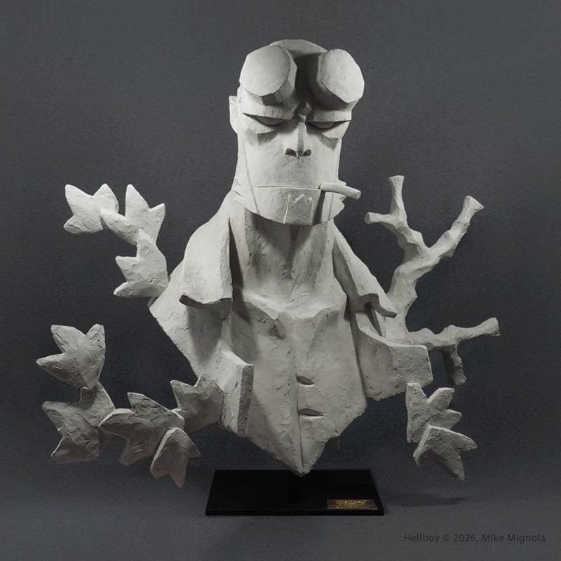 Hellboy Mignola Ficat - Buste Hellboy Life-Size